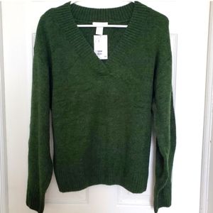 H&M deep V neck oversized sweater